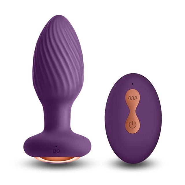INYA Plug Anal en Silicone Vibrant Alpin avec Télécommande, Violet