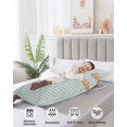 thumbnail image 4 of Blue Green Body Pillow Covers, Grid Checkered Plaid Gingham Lattice Trellis Soft Bed Throw Pillowcases Breathable Cooling Long Lumbar Body Pillow Sham Cover for Bed Sofa 20''x54'', 4 of 7