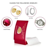 Connoisseurs Jewelry Cleaning Wipes, Gold & Silver, 25 Count