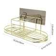 thumbnail image 2 of Niceauty Golden Stainless Steel Toothbrush Stand for Bathroom Storage and Toothpaste Organization, 2 of 8