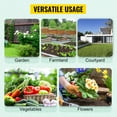 thumbnail image 4 of Walk-in Tunnel Greenhouse, 20 x 10 x 7 ft Portable Plant Hot House w/ Galvanized Steel Hoops, 3 Top Beams, Diagonal Poles, 2 Zippered Doors & 12 Roll-up Windows, White, 4 of 9