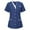 Navy-Shirts, variant on Housekeeping Uniforms - Scrub Tops for Women Lightweight Stretchy Scrubs for Cleaning Jobs