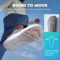 thumbnail image 5 of ALLSWIFIT Men's Slip-On Walking Shoes Wide Toe Box | Hands-Free Barefoot Feel, Cushioned Running Sneakers with Arch Support for Gym & Tennis, 5 of 9