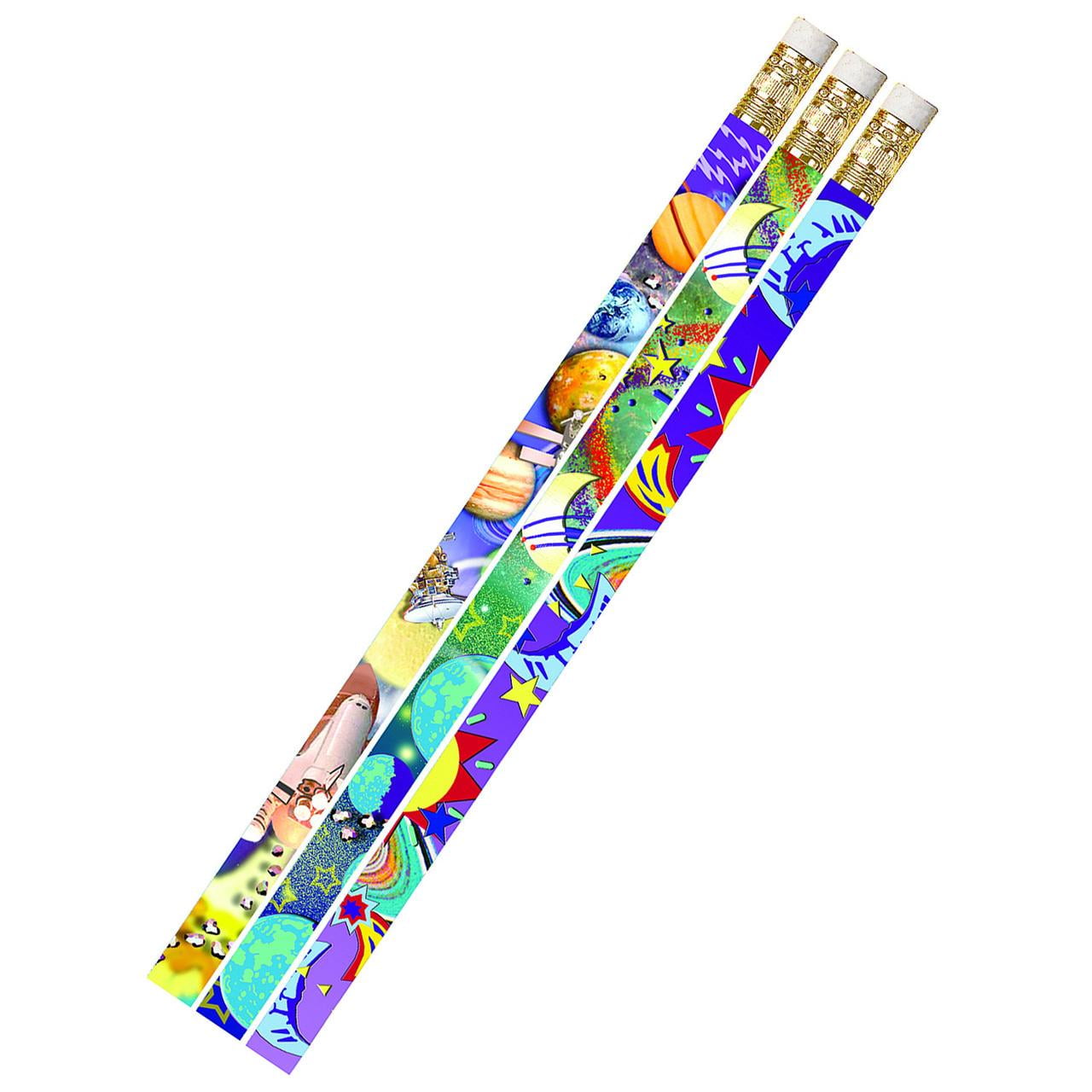 Musgrave Pencil Company Galaxy Galore Motivational/Fun Pencils, Pack of 144