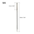 thumbnail image 2 of Unique Bargains Metric Machine Tap M4 Thread 0.7 Pitch H2 Accuracy 3 Flute High Speed Steel, 2 of 5