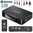 thumbnail image 2 of 3D Stereo Music NFC Wireless Adapter Audio Transmitter Receiver Bluetooth 5.0 TF Card RCA 3.5mm AUX Adapter IR Control With Mic, 2 of 5