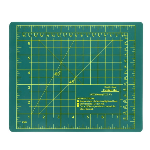 Industrial Design Self Healing Double Sided Cutting Board Mat, 9 x 7.5 Inches