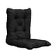 thumbnail image 2 of Cojín para sillón reclinable, suave, para interior y exterior, para jardín, comedor y cocina. Negro, 2 of 8