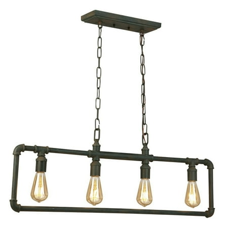 

Eglo Lighting - Wymer - 35.13 Inch Four Light Pendant Zinc - Eglo Lighting