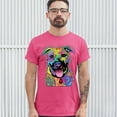 thumbnail image 3 of Tee Hunt Don't Judge My Pit Bull T-Shirt Andy Maxx Dog Men's Tee, Hot Pink, Small, 3 of 5