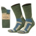 thumbnail image 5 of GoWith Merino Wool Cushioned Hiking Crew Socks | Lightweight Walking Socks | 2 Pairs | Model: 3592, 5 of 22
