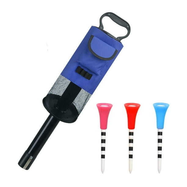 Recuperador de pelotas de golf portátil para entrenamiento, accesorios de golf, color rojo Azul