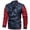 Blue, variant on IYTR Men's PU Leather Jacket Baseball Jacket Zipper Motorcycle Jacket Red Blue Colorblock Long Sleeve Fashion Outwear Men's Clothing Blue L