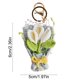thumbnail image 3 of Ganchillo Ramo de Flores Colgante 2.36 * 1.97 Pulgadas Recuerdo Romántico, 3 of 6