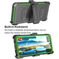 thumbnail image 7 of Takfox Moto G Stylus 5G 2025 Case, for Motorola G Stylus 2025 5G Belt Clip Holster Phone Case [Built-in Screen Protector] Kickstand Full-Body Military Grade Protective Shockproof Cover-Green, 7 of 7