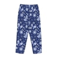 thumbnail image 3 of Lsque Beautiful Snowflake Butterfly Print Women's Pajama Pants, Lounge Pant - Comfortable Home Wear,Elastic Waistband, Stylish Design-XX-Large, 3 of 9