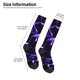 thumbnail image 2 of Fotbe Galaxy Lightning Calcetas Divertidas Estampadas para Hombre y Mujer, Calcetas de Algodón hasta la Rodilla para Caminar, Correr, Enfermería y Embarazo, 2 of 6