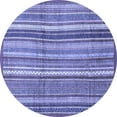 thumbnail image 1 of Ahgly Company Indoor Round Abstract Blue Modern Area Rugs, 6' Round, 1 of 4