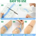 thumbnail image 3 of NOGIS Tattoo Aftercare Bandage Roll, 2"x 16.4 Ft Tattoo Waterproof Bandage, Second Skin Transparent Film Healing Protective, for Skin Repair and Recovery, Latex Free Tattoo Cover Wrap, 3 of 7