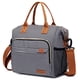 thumbnail image 1 of TuErCao Bolsa de almuerzo para mujer, lonchera grande con aislamiento para el trabajo, bolsa térmica portátil a prueba de fugas para adultos, bolsa de almuerzo reutilizable para picnic, rayas, 1 of 5