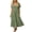 Army Green, variant on Women 4th of July 250th Anniversary American Flag Floral Denim Maxi Dress, V-Neck Long Sleeve Vintage Patriotic Long Dress, Casual Summer Boho Western Style Sundress