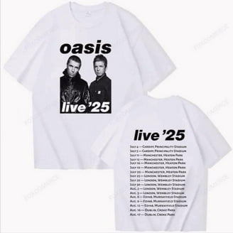 OASIS Live '25 Tour 2025 T-shirt Allsize For Fans Short Sleeve