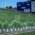 thumbnail image 2 of FenceScreen Hedge with Flowers Scenic Designer Fence Screen (6ft x 25ft), 2 of 6