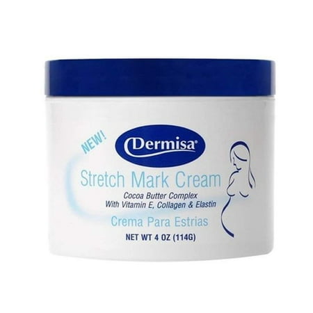 Dermisa Stretch Mark Cream 4 oz (Pack of 2) (Best Stretch Mark Removal Cream For Old Stretch Marks)