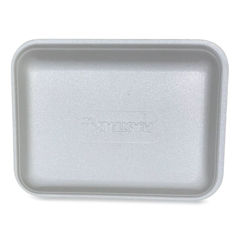 Meat Trays, #3P, 8.7 x 6.6 x 1.1, White, 400/Carton Meat Trays, #3P, 8.7 x 6.6 x 1.1, White, 400/Carton