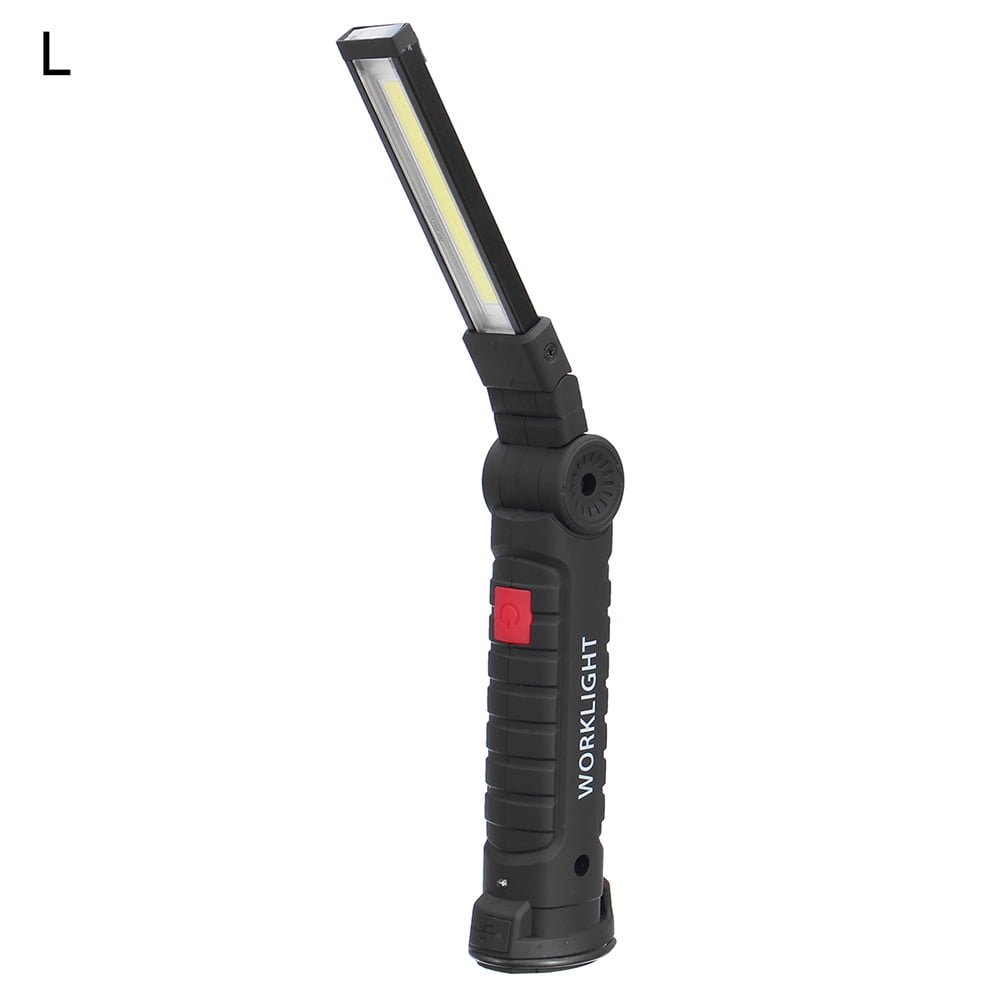 2X LED COB Inspection Lamp Work Light Flexible Rechargeable Hand Torch Magnetic 