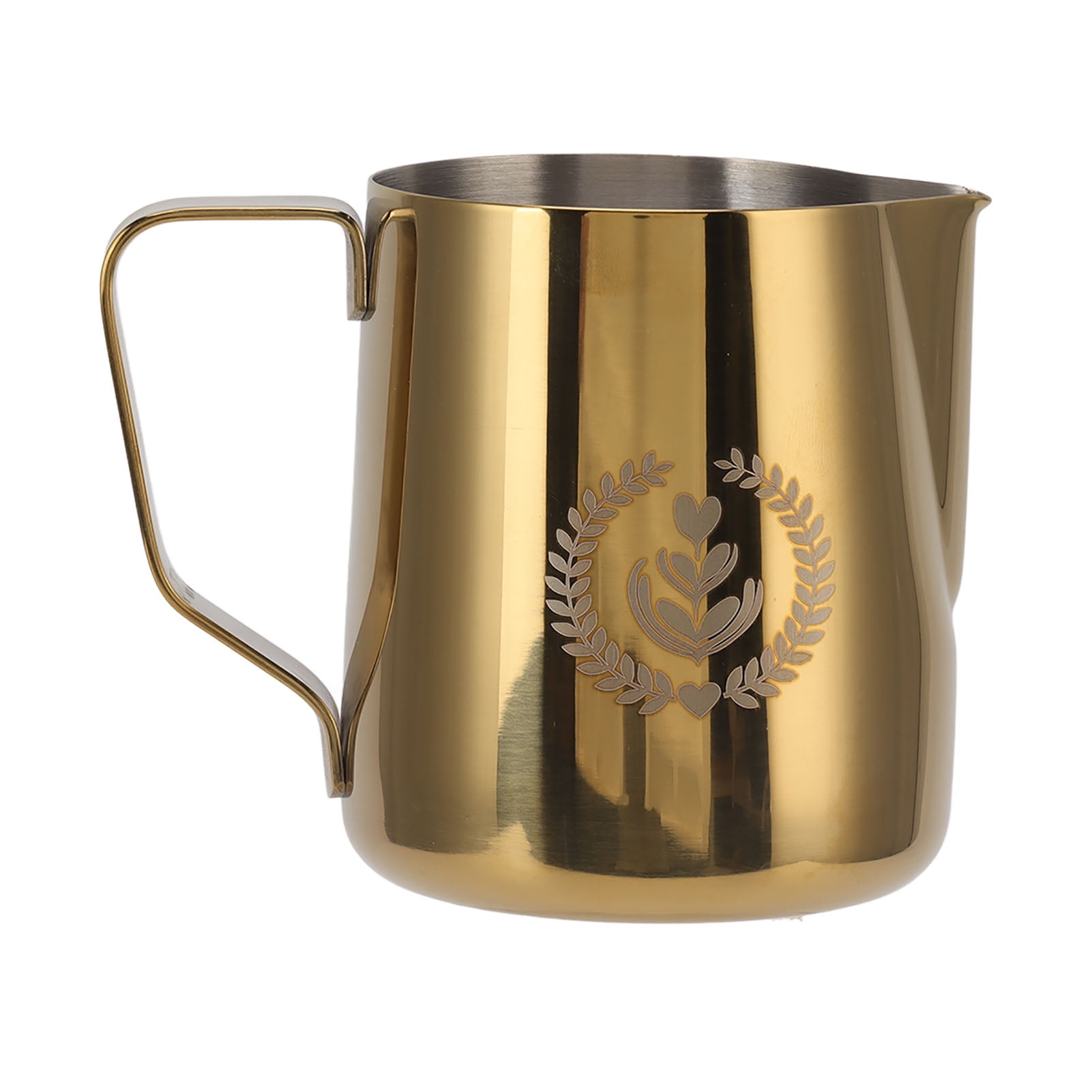 Milk Frothing Pitcher Jug, Stainless Steel Olecranon Outlet Rustproof