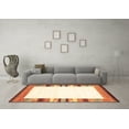 thumbnail image 3 of Ahgly Company Indoor Rectangle Solid Brown Modern Area Rugs, 2' x 4', 3 of 4