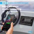 thumbnail image 2 of Receptor estéreo marino Pyle PLMR2DNBK 300W Bluetooth, 2 of 7