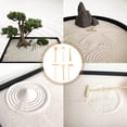 thumbnail image 4 of 1 set Zen Garden Rake Set Table de arena Set Decoración decorativa Decoración de Rake Suministros de jardín Zen, 4 of 6