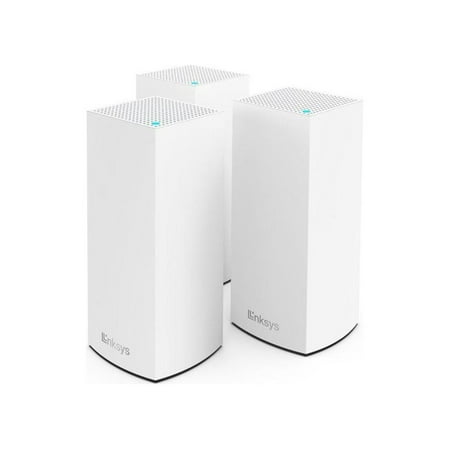 Linksys - Atlas 6 WiFi 6 Router AX3000 Dual-Band WiFi Mesh Wireless Router (3-pack) - White