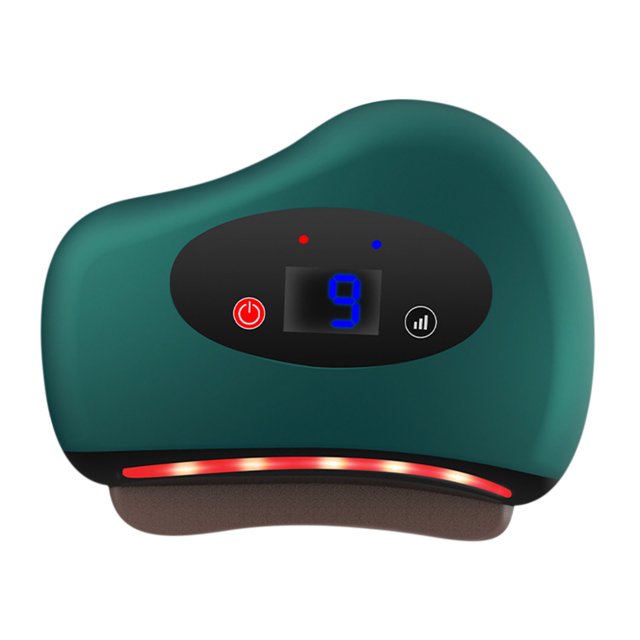 Salud y belleza, Instrumentos de belleza, Masajeador, Equipo de masaje, Tabla de raspado portátil de 9 velocidades con aguja, inductor de temperatura constante, draga para todo el cuerpo, cepillo de m