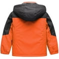 thumbnail image 2 of Chrisuno Boy's Waterproof Ski Jacket Kids Windproof Fleece Lined Orange 4-5, 2 of 5
