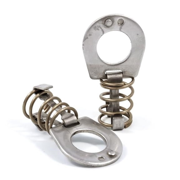 Camco Camper/RV Camloc Fastener | Crafted of Heavy-Duty Steel & Designed for RV Water Heaters, Door Latch Assembly or Gas Bottle Cover | 2-Pack (09214)