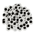 thumbnail image 1 of Self-Adhesive Googly Eyes Wiggle Eyes Animal Eyeball Black Movable Plastic Doll Eyes for Stuffed Animals crafts Scrapbooking, 1 of 8