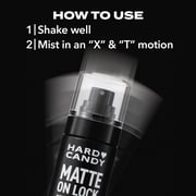 Hard Candy Matte On Lock Setting Spray, Alcohol-Free, 16 Hour Hold, Matte, Shine Control