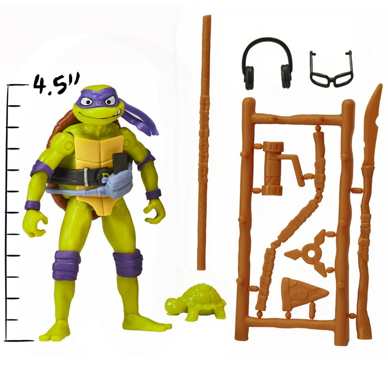 Teenage Mutant Ninja Turtles: Mutant Mayhem 4.5” Donatello Basic Action  Figure by Playmates Toys 