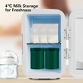 thumbnail image 3 of Mini Réfrigérateur, Réfrigérateur Personnel Compact Portable, Capacité 8L Refroidisseur & Réchauffeur pour Chambre, Voiture, Bureau, Petit Réfrigérateur pour Maquillage, Soins de la Peau et Nourriture, 3 of 7