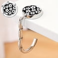 thumbnail image 2 of Sentmoon Crochet de Porte Crochet par-Dessus la Porte Crochet Pliable Cintre Pliant pour Sac à Main Support de Crochet de Table Portable Collection Crochets de Bureau pour Sac à Main, 2 of 7