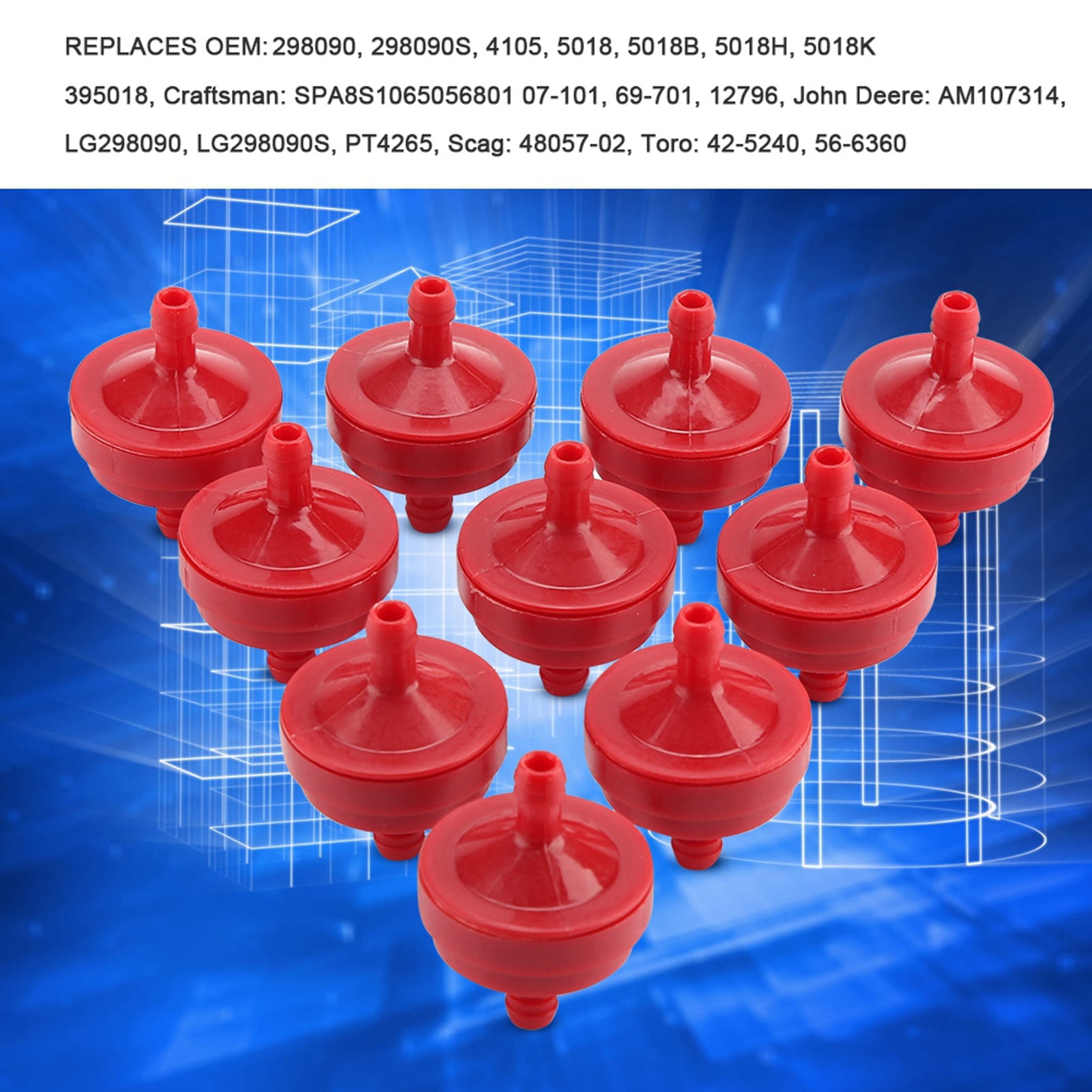 Filtre Essence 298090 Briggs Et Stratton Tracteur Tondeuse Autoportée