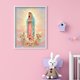 thumbnail image 5 of Cuadros Decorativos Kit de pintura de diamantes Santa María + Bebé Imagen redonda completa de diamantes de imitación (B811) Wdftyju embutido en tela, 5 of 9