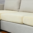 thumbnail image 6 of Rosnek Stretch Velvet Cushion Cover Soft Sofa Seat Cushion Cover Sofa Slipcover Furniture Protector, 6 of 6