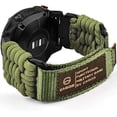 thumbnail image 1 of wonima11 Paracord Bands Compatible with Garmin Instinct/Fenix 7/Fenix 6/Fenix 5/Forerunner 955 945 935/Instinct 2 Solar/Venu 2/Vivoactive 4, Garmin Quickfit 22 Watch Band Rugged Nylon Sport Straps, 1 of 1