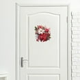 thumbnail image 6 of Qholemyo 10.8x10.8in Red Floral Self Adhesive Wall Stickers Bedroom Bathroom Home Wall Decor Room Decor, 6 of 6