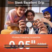 iPhone 17 Pro Max Case 6.9 - DOMAVER Magnetic Case Compatible with Mag-Safe | Translucent Matte Finish | Shockproof & Anti-Scratch Protection | for iPhone 17 Pro Max Case - Black/Orange