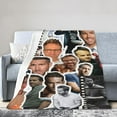 thumbnail image 5 of Ryan Reynolds Blanket Anti-Pilling Throw Blanket Plush Blanket Lightweight & Ultra-Soft, Warm & Comfy Flannel Fleece Blanket for Couch, Bed, Sofa, 40x50, 5 of 6